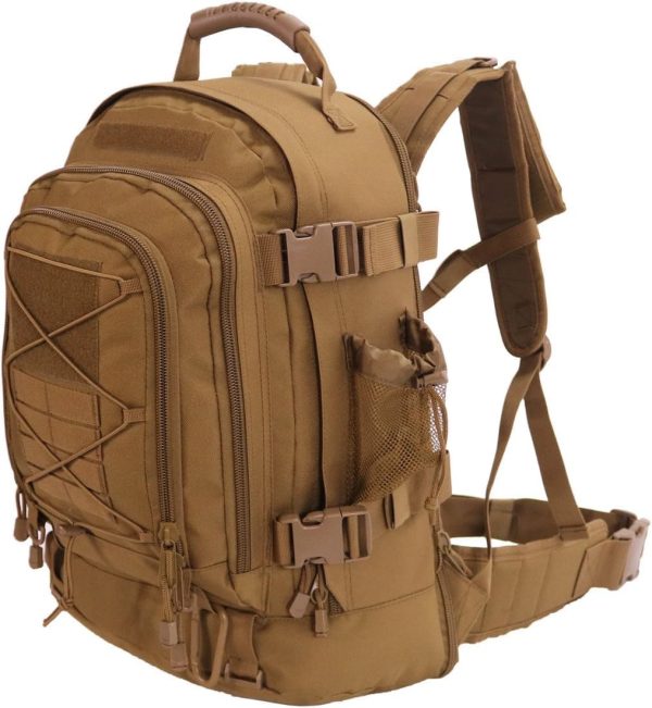 Expandable 40-64L Military Tactical Backpack 3 Day Bag Hiking Gym Sport Camping
