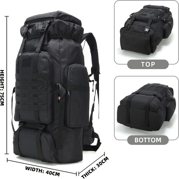 70L Camping Hiking Backpack Tactical Backpack Military  Rucksack Backpack for Outdoor - Image 2