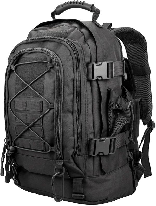 Tactical Backpack Military Army Daypack - Assault Pack for Men  Backpacks Bug Out Bag 3 Day Pack for Hiking Camping Travel Hunting Rucksack Trekking Black