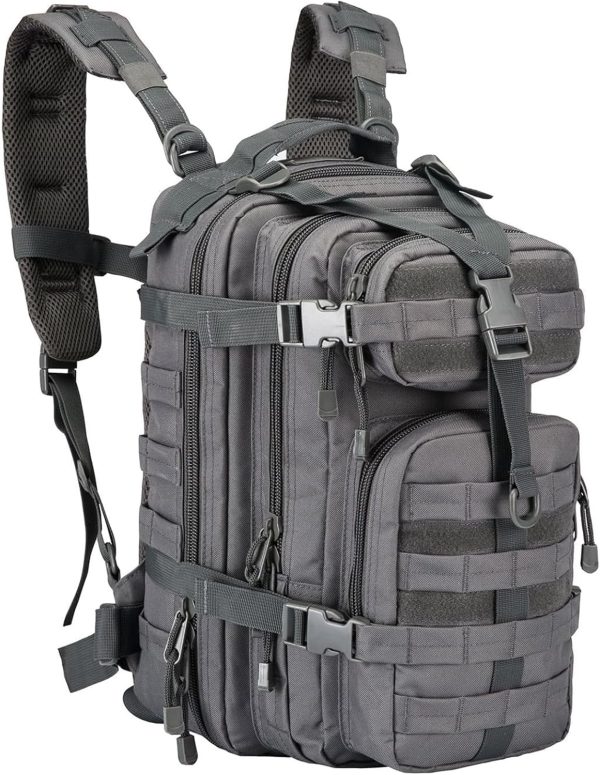 Small Military Tactical Backpack 30L Assault Backpack Tactical Bag for Outdoor,Hiking, Camping Travel (Grey)